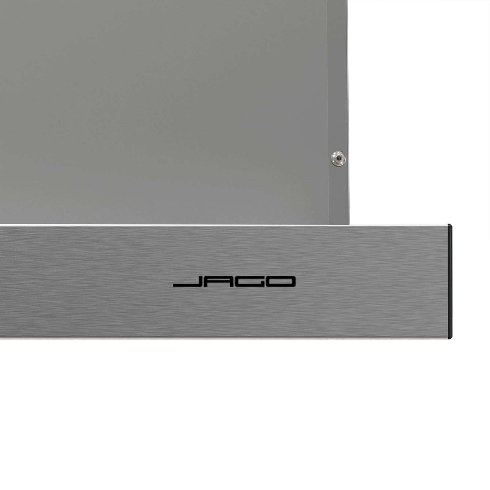 Jago® Campana Extractora Telescópica - Extractor de Recirculación y Conductos, 2 Velocidades, aprox. 300 m³/h, 59,5 cm, 2 Filtros de Carbón Activo, Acero Inoxidable - Placa de Cocción de Extracción