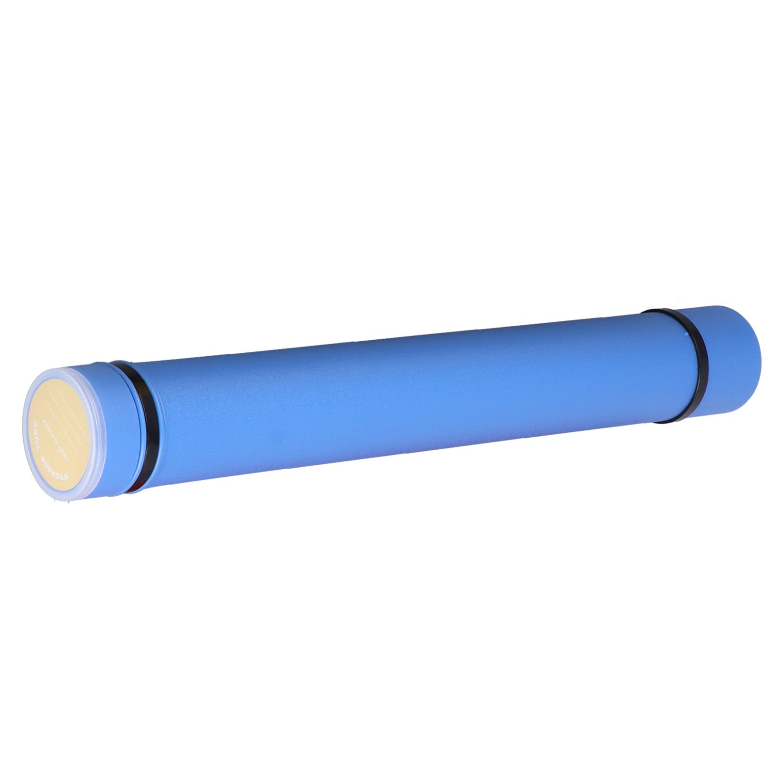Yctze Tubos para Carteles con Correa Tubo para Carteles Expandible Gran Capacidad Antichoque Portátil para para Documentos Almacenamiento para para Documentos Artes, Manualidades y (BLUE)