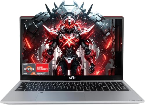 Image of NIMO AI Creator Gaming Laptop, 16GB RAM 1TB SSD AMD Ryzen 5 6600H 6 Cores | Beats R7 7730U, Radeon 660M Graphics, 100W Type-C, 15.6 inch FHD Win11 Computer for Video Editing Multitasking, 2-Yr Warranty