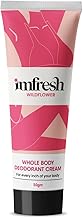 Imfresh Women Deodorant Cream For Whole body & Underarms Areas - Long Lasting Fragrance | Prevents Odour & Reduces Pigmentation (50gm, Wildflower) (Pack of 1)