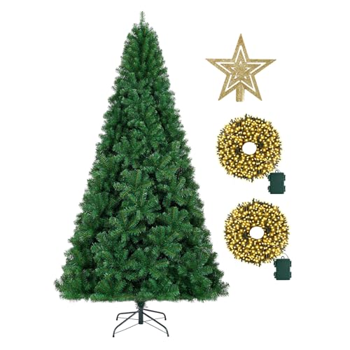 KTKDE 6ft Premium Artificial Holiday Christmas Tree w/ 1005 Branc...