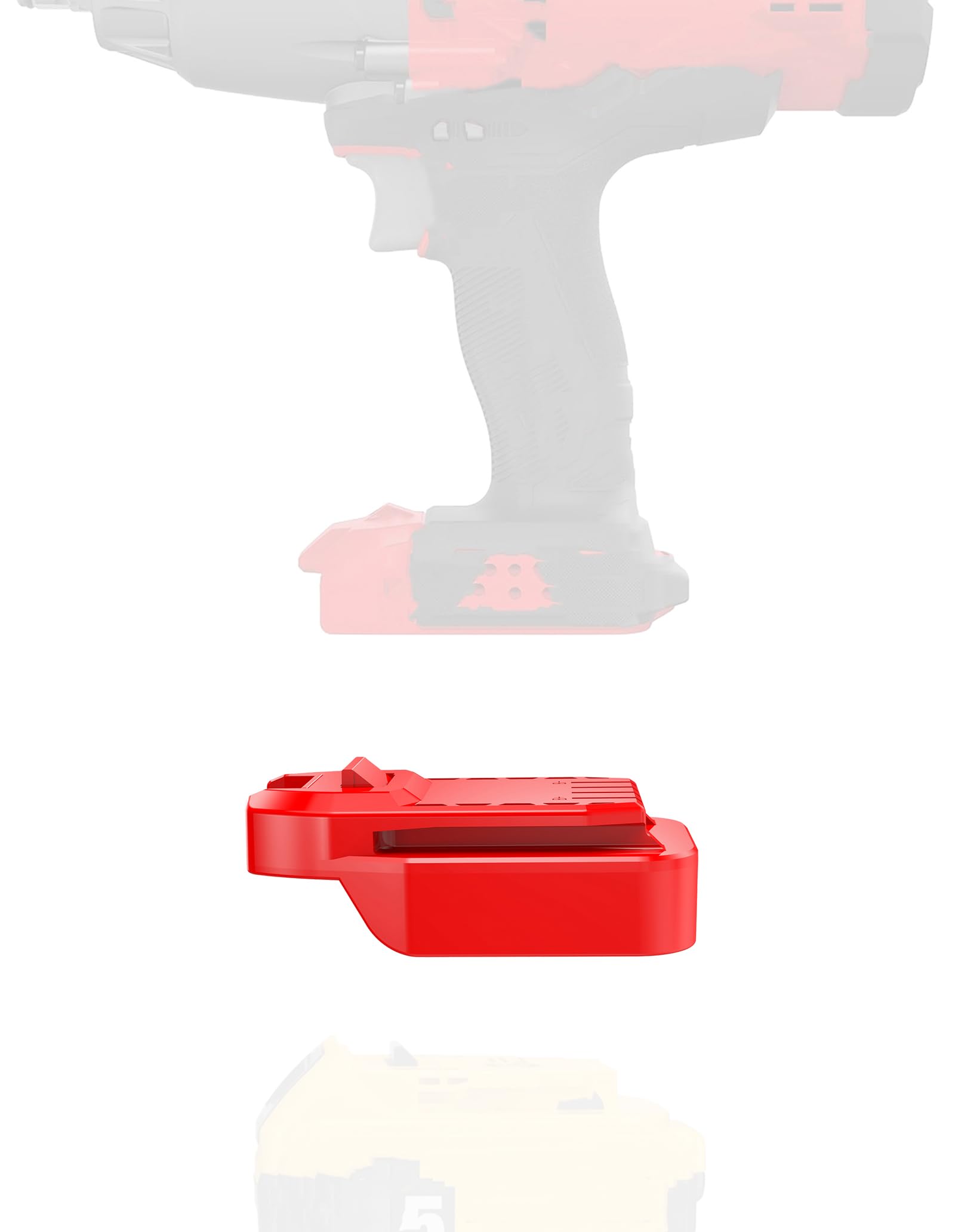 1 adaptador para herramientas inalámbricas Craftsman V20 funciona en baterías de litio DeWalt 20V MAX XR, solo adaptador
