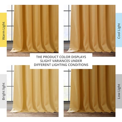 HPD Half Price Drapes Faux Linen Textured Room Darkening Curtains for Bedroom 108 Inches Long (1 Panel) - Image 3