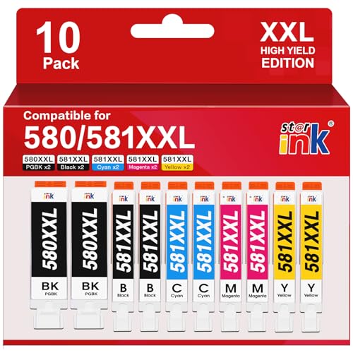 Starink CLI 581 PGI 580 XXL für Canon...