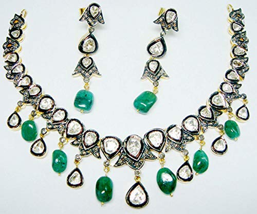 costozon uncut diamond necklace sets 