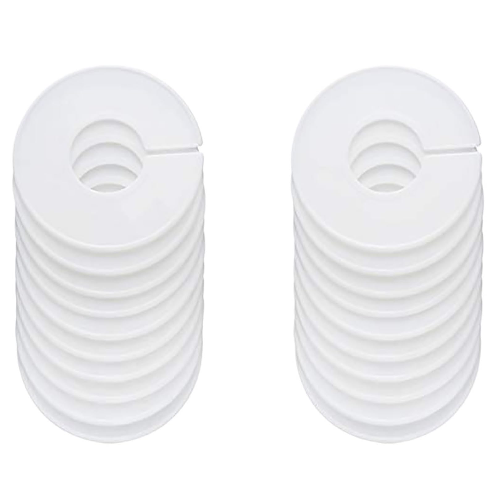 70Pcs Clothing Size Dividers Round Hangers Closet Dividers Blank