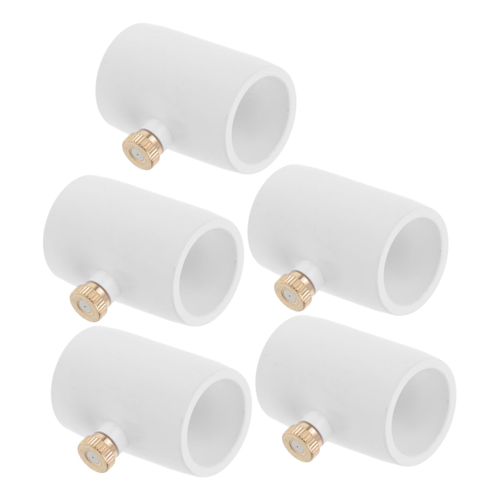 Toddmomy 10pezzi Ugello Nebulizzatore per Raffreddamento Connettore PVC Beccucci Nebulizzazione per Patio e