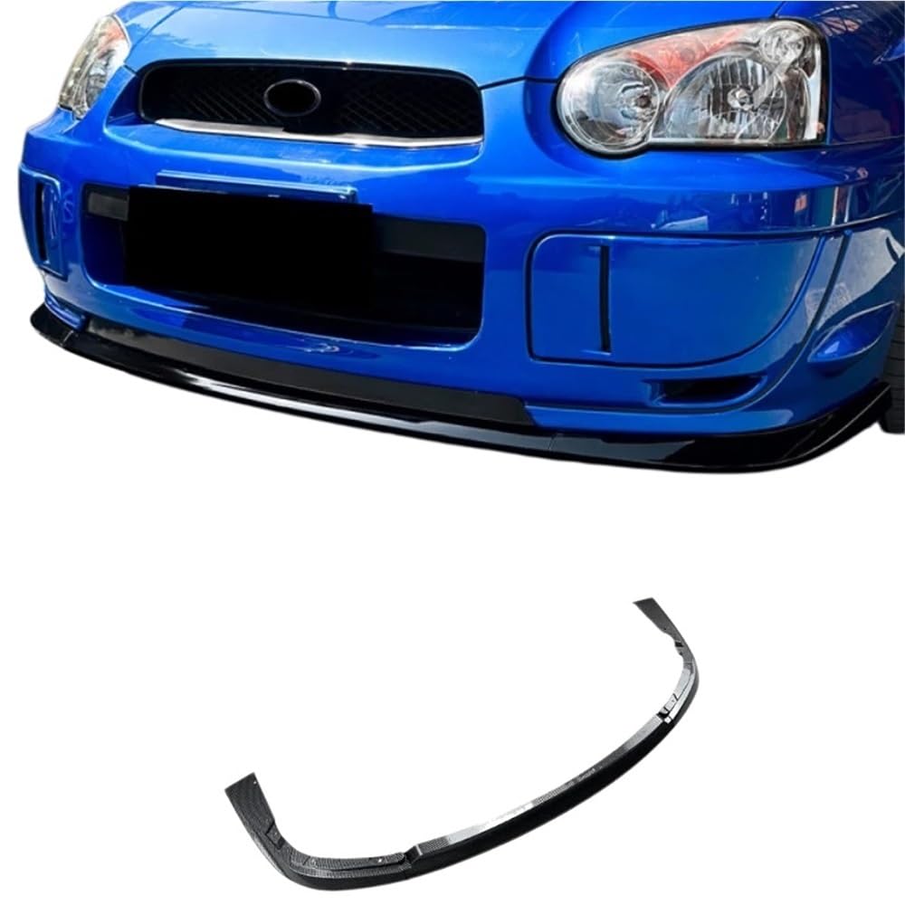 Przedni spojler zderzaka kompatybilny z Subaru Impreza WRX STI 2004 2005 Spoiler dolny dyfuzor Splitter zestawy Tuning Auto tablica ochronna akcesoria(Gloss Black)