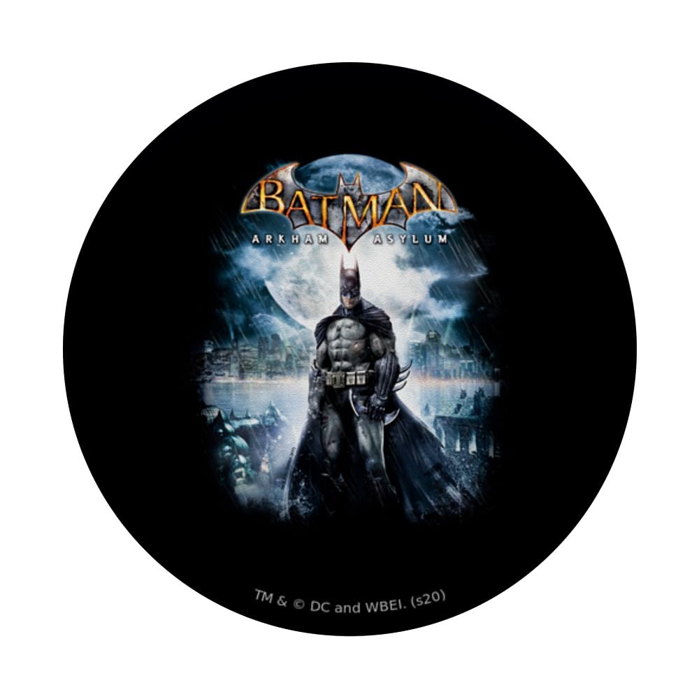 Batman: Arkham Asylum Game Cover PopSockets PopGrip Intercambiabile