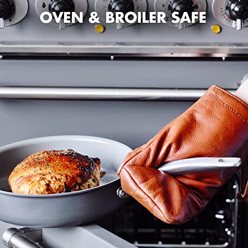 Greenpan Chatham Hard Anodized Healthy Ceramic Nonstick, 11" Grill Pan, Pfas-Free, Dishwasher Safe, Oven Safe, Gray #TOP5