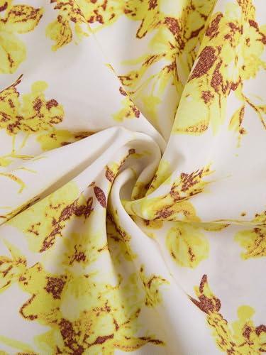 Image of Floerns Women's Floral Dress Puff Sleeve Dress Square Neck Summer Vacation Picnic Mini Dresses