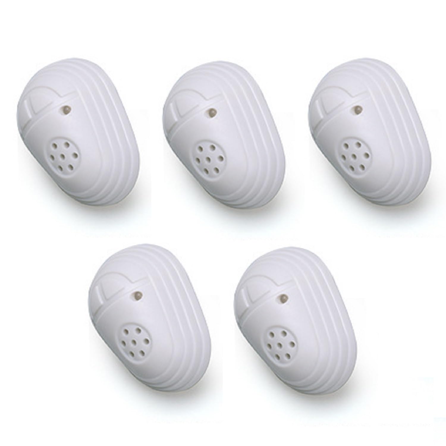 Bafnsiji 5 Pack Self-Sounding EAS Alarm Tags – Dual Activation with Audible Buzzer & Flashing Red Light, Anti-Theft Security Pins for Retail Clothing, Sunglasses,AM(58KHZ)