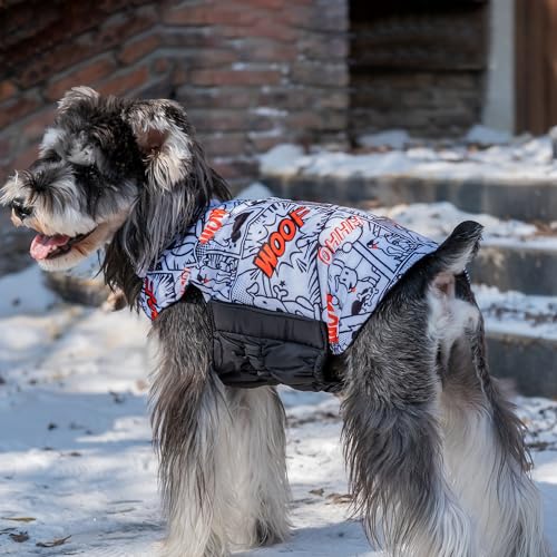 Manteau d'hiver pour chien imperméable réversible veste chaude petite grande taille