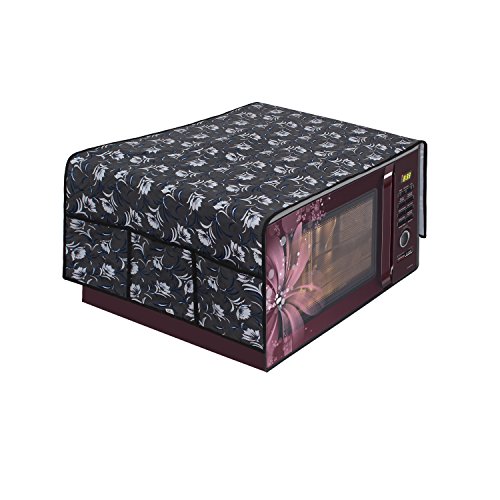 Glassiano Microwave Oven Top Cover for 28 LTR with 6 Pockets Utility, Size (30×19 Inches) S 05