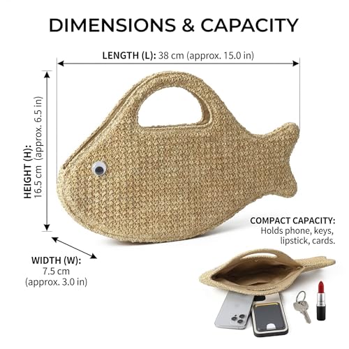 Cartera tejida de paja para mujer, clutch bohemio natural para vacaciones playeras, moda verano 2026 miniatura 6