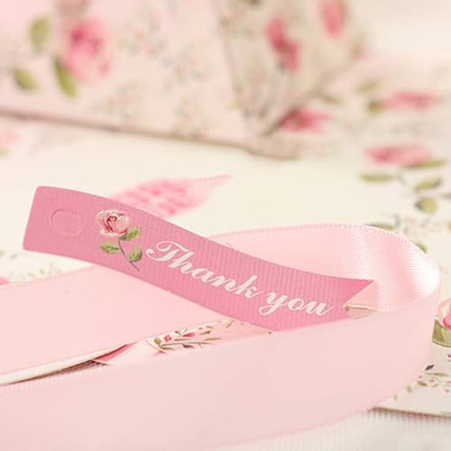 Miniatura 6 de Toyvian Paquete de 25 cajas de regalo de boda triangulares de doble cara con impresión de flores de papel para dulces para recuerdos de fiesta de