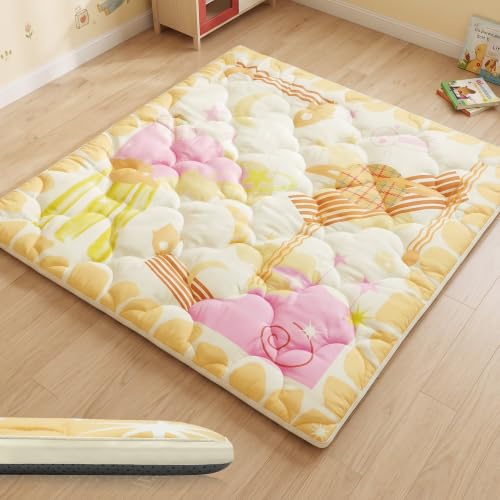 Image of 1.6 inch Thick Baby Play Mat, 50x50 Removable & Machine Washable Cover