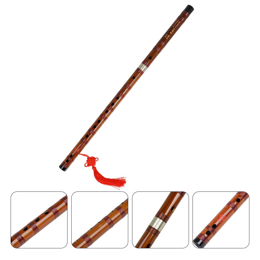MILISTEN Flauta De Bambú De Viento Chino Flauta Dizi Flauta Clarinete Flauta China De Madera Flauta De Madera Flauta Principiante Dizi Chino Tradicional En Caja Bambú Amargo Pífano