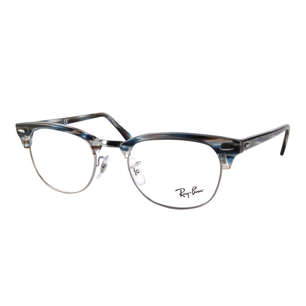 Ray-Ban RB 5154 ブラックメガネ 2種類　ケース付き(１つ) Amazon | レイバン メガネフレーム クラブマスター メガネ Ray