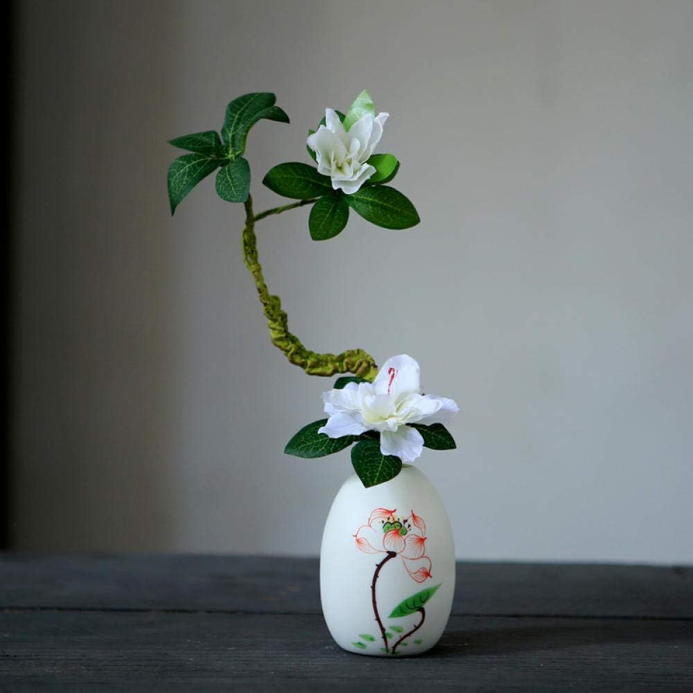 萩焼 浦 裕 彩色壺 長期保管 高さ約33.5センチ