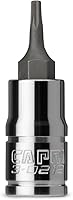 Vista 7 de Capri Tools T6 Star Bit Socket, unidad de 1/4 pulgadas