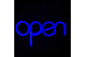 Man Cave Door Open Sign with USB Power