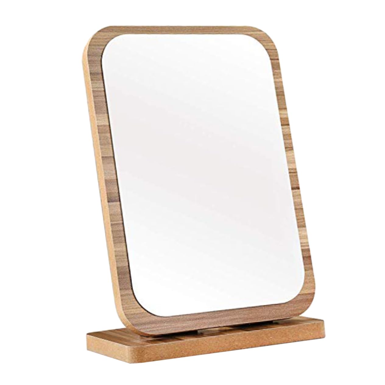 Miroir de maquillage bois pliable pour sublimer votre routine bureau