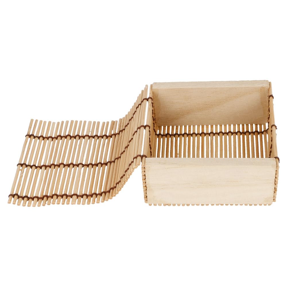 Scatolina 8,5X8,5X4 Cm Naturale Bamboo - 50 Unità