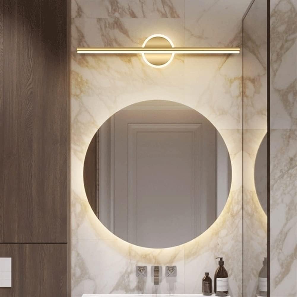 Applique da Parete Moderna per Bagno Vani Nordic Creative Specchio Illuminazione Frontale Lampada lineare di metà secolo Slish Design a Striscia Lunga Ele Decor
