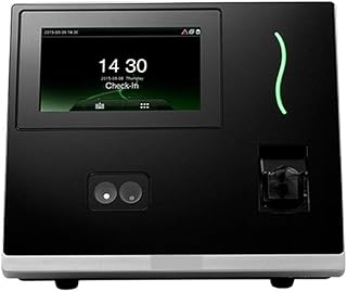 JUJETO Employee Time Clock, Biometric Facial Time Attendance Machine WI-FI TCP/IP Access Control Fingerprint Time Attendance Machine Face Time Recorder Office Punch Clock, Fingerprint Attendance