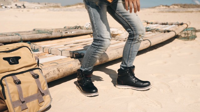 Bottes Homme Hiver En Cuir Synthétique – Doublure Fourrure Chaude, Semelle Antidérapante | Tailles 41 à 46 EU, Pour Neige Et Froid
