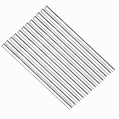 Image of Labworld glass stirring rod used for chemistry lab set of 12 pcs 150mmx6mm long,laboratory stirrer for mixing chemicals