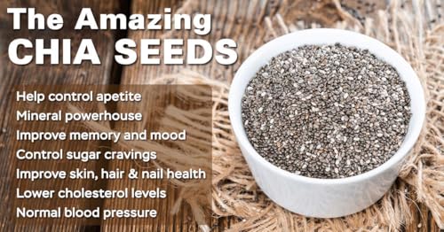 Image of NatureGarden Raw Chia Seeds 100g Pack of 2 | Superfood for Weight Loss | High Protein Fiber Omega-3 | Gluten-Free Vegan Keto | Organic Non-GMO Chia Seeds for Eating | Healthy Snacking Seeds