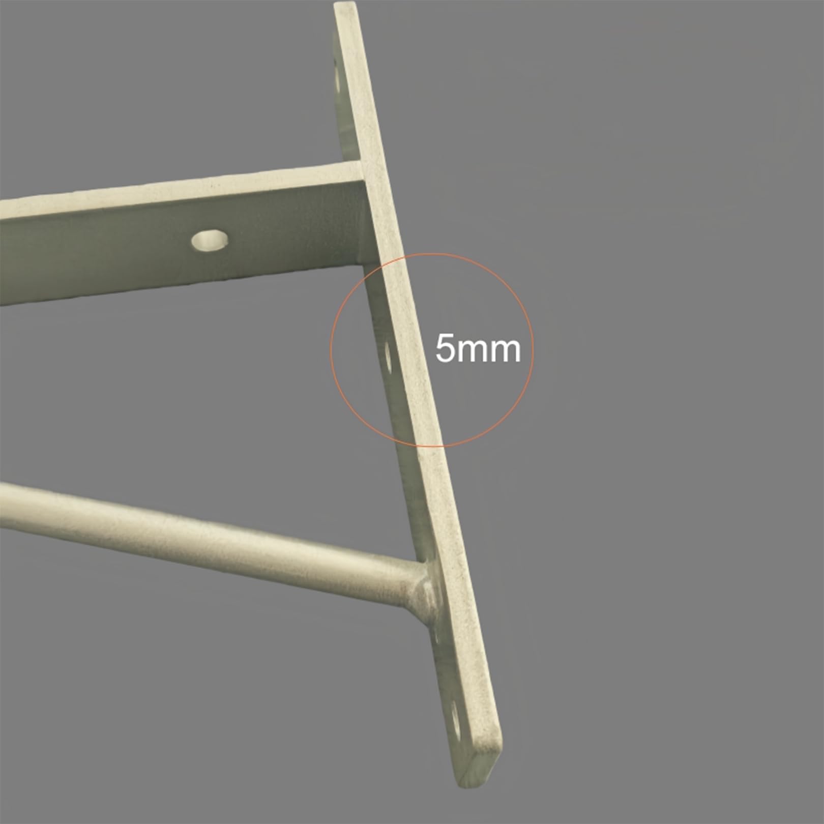 2 Piezas Soportes para Estantes de Pared,Escuadra para Estanterías Metalicas,Soporte para Estantería Pesados para Dormitorio Cocina Libros Estante,con Tornillos,Plata (30cm)