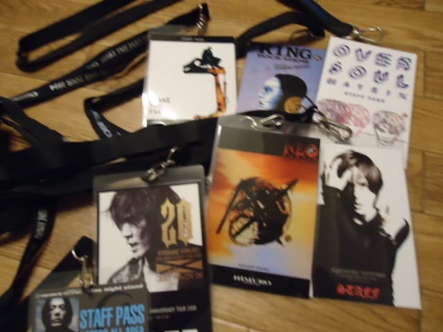 Amazon.co.jp: 氷室京介 pass パス ストラップ スタッフパス 7本 特典