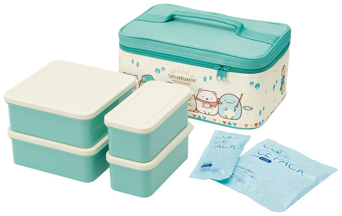 Amazon｜スケーター 行楽弁当箱 保冷バッグ付 保冷剤付 すみっコぐらし