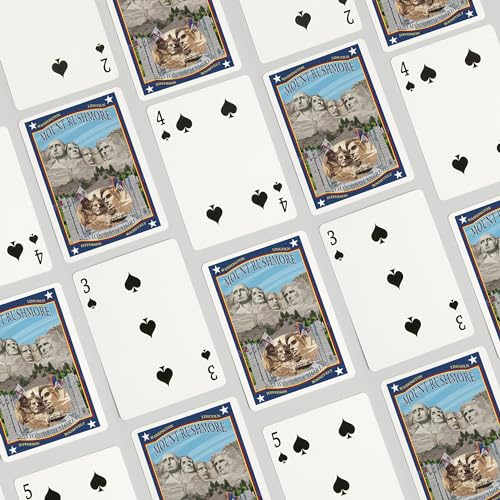 Baraja de Póker Mount Rushmore Memorial 52 cartas miniatura 4