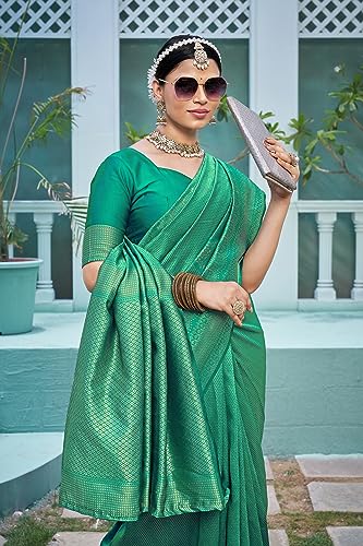 Image of Glory Sarees Women's Banarasi Silk Saree With Blouse Piece (Premium Silk107 Parent)