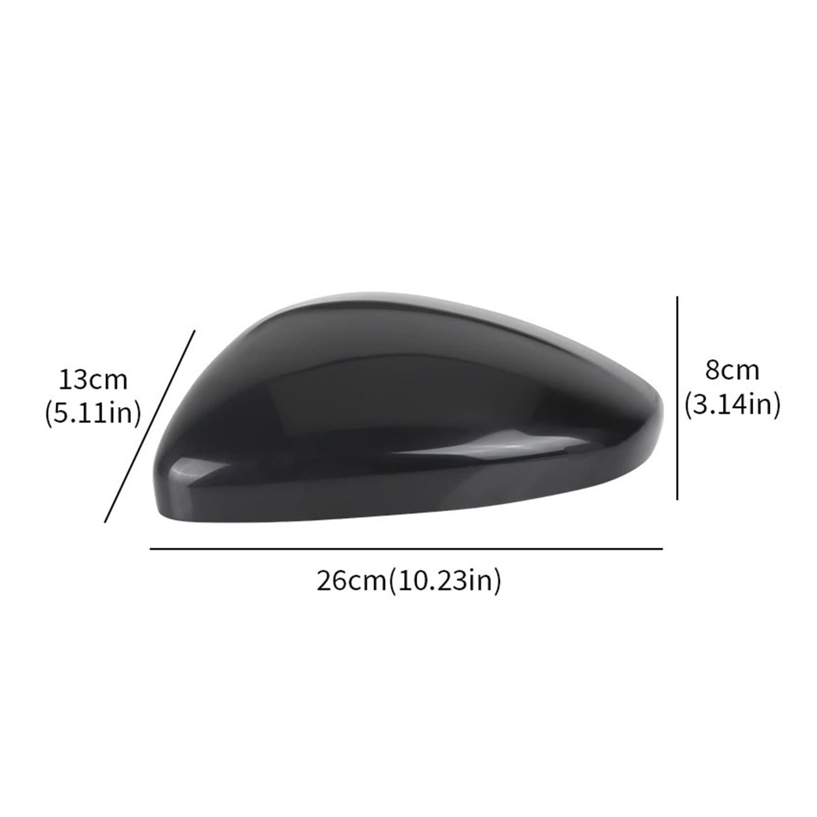 Coque de rétroviseur pour 208 (2008-2019), côté Gauche et Droit, Cache latéral (1 Paire chromée)