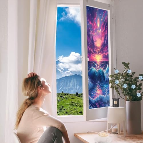 Película decorativa opaca para ventana 17.7 x 23.6 pulgadas miniatura 5