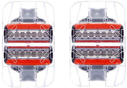 ZipRazor5-Blade Razor Replacement Cartridges - 4 Pack