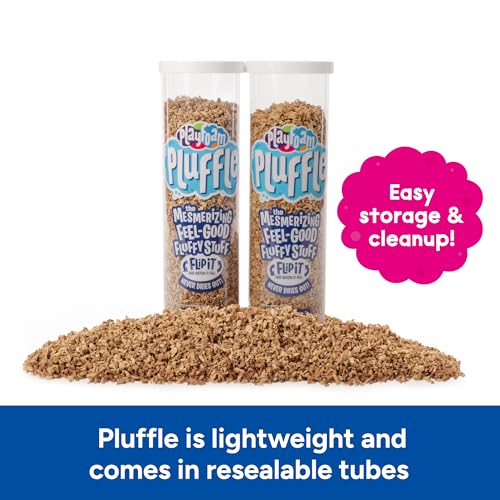 Educational Insights Pluffle(R) Sand 2-Pack - Sensory Bin Foam Set, No Mess Alternative to Sand Toys & Slime for Toddlers at Home or in the Classroom, Fun Sensory Table Filler, Gift for Kids Ages 3+ by Educational Insights - Image 5