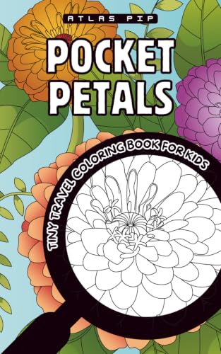 POCKET PETALS Tiny Travel Coloring Book for Kids: a Fun On-the-Go Activity to Keep Little Hands Busy in Restaurants, Planes & Waiting Rooms image 2