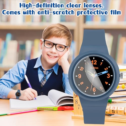 Image of Edillas Kids Watches Analog Boys Girls,Children Waterproof Wristwatch for Kids Toddler Easy to Read Learn Time Sport School with Soft Strap