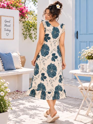 Image of CLOUD SOFT Women's Viscose Blend Comfort Short Nighty with Side Pockets (CS5001)