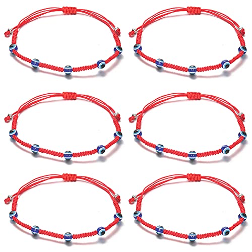 6 Pz Bracciale Malocchio Occhio Turco Bracciale
