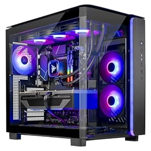 Skytech King 95 Gaming PC Desktop, Ryzen 7 9800X3D 4.7 GHz (5.2 GHz Turbo Boost), NVIDIA RTX 5080 16GB, 4TB Gen4 SSD, 64GB DDR5 RAM 6000 RGB, 850W Gold ATX 3.0 PSU, 360mm ARGB AIO, Wi-Fi, Win 11