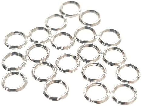 20pcs Sterling Silver Round Split Ring 5.2mm Heavy Weight Jump Ring Connector for Charms and Jewelry Finding by CRAFT WIRE - Image 5