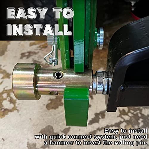 VONLX 2 Pair of Cat 1 Quick Hitch Adapter Bushings Set for Category 1 3-Point Tractors Use with Quick Hitch System - Thumbnail 4