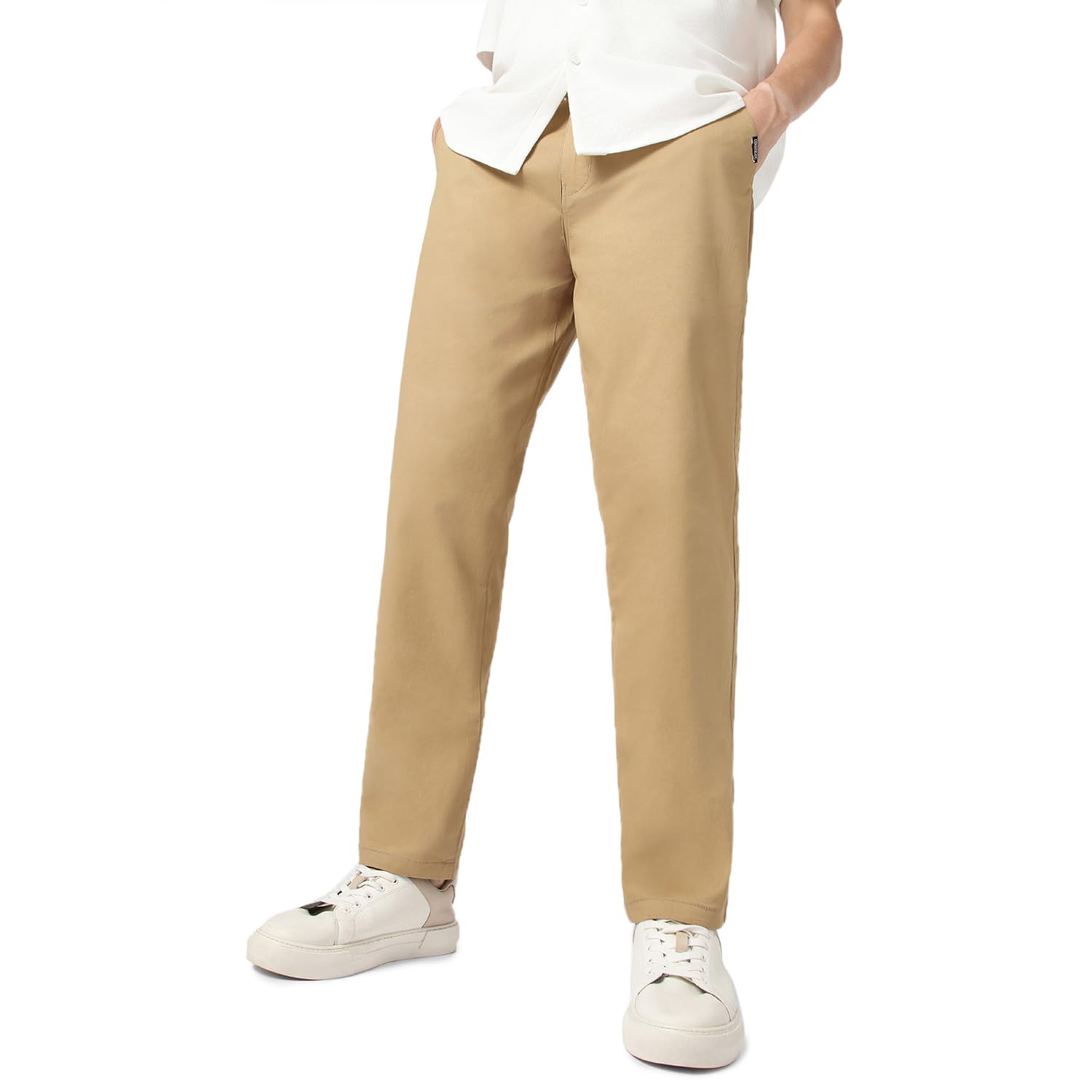 Sponsored Ad - Men's Regular Fit Mid Rise Cotton Casual Chinos Trousers Stretch